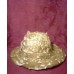  Kentucky Derby EASTER SUNDAY Woven Straw Look Dress Hat w/Bow Lt Gold Beige Tan  eb-81362234